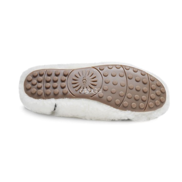 Женские мокасины UGG Hailey Fluff Loafer White