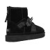 Мужские ультра короткие угги UGG Classic Ultra Mini Hybrid Strap Short Boots Black