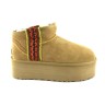 UGG Classic Ultra Mini Braid Platform Chestnut 