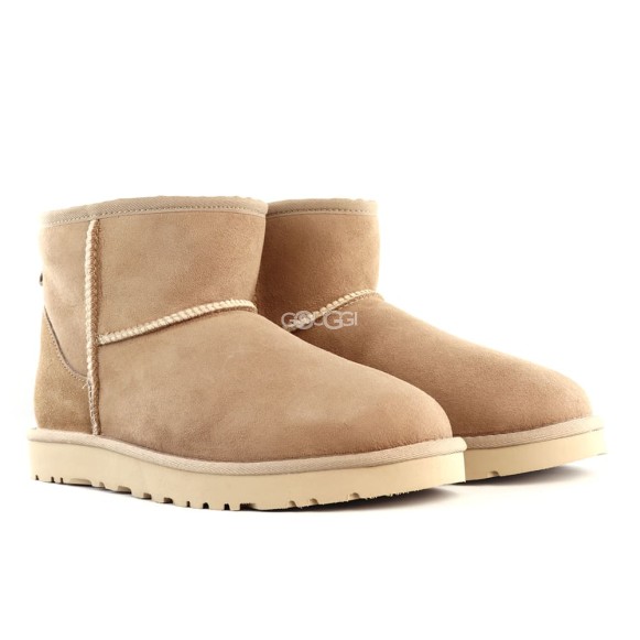 Мужские мини угги Mens Classic Mini Sand