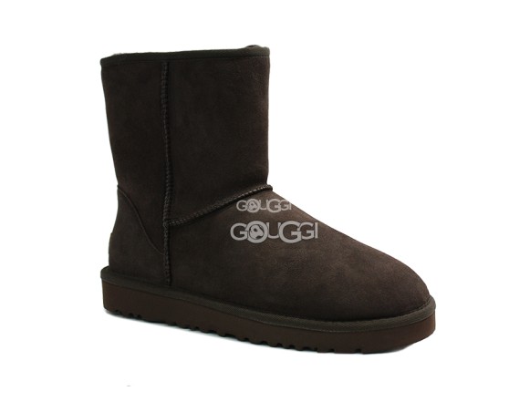 Мужские короткие угги Men Classic Short Chocolate