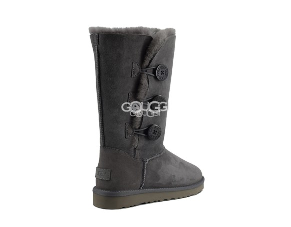 Женские угги с пуговицами Bailey Button Triplet Grey II
