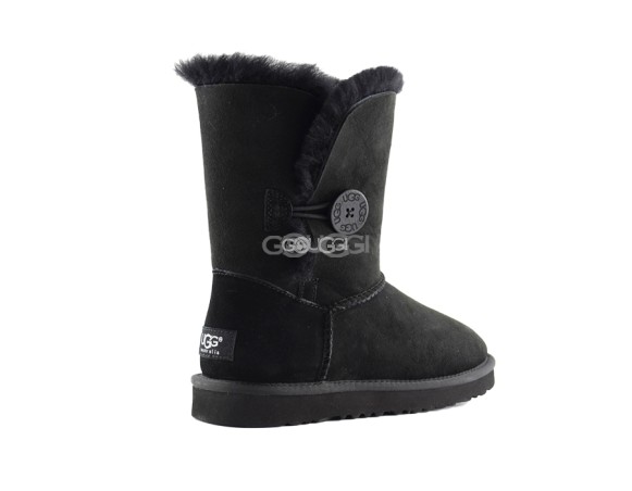 Женские угги с пуговицей Bailey Button Black