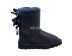 Детские угги с бантиками Kids Bailey Bow Navy (Black Stole)