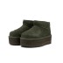 Женские ультра мини угги на платформе Ultra Mini Platform Boot - Forest Night