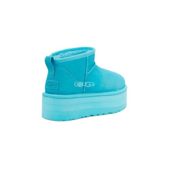 Женские ультра мини угги на платформе Ultra Mini Platform Boot - Summer Sky