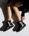 Женские прозрачные мини угги Classic Clear Mini Black