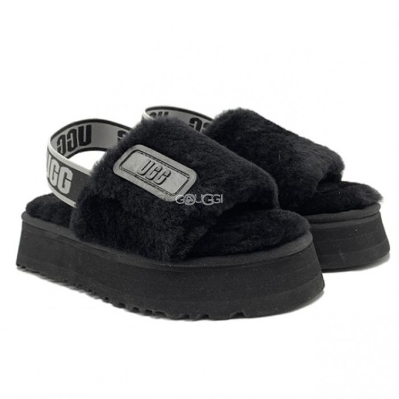 Женские сандалии Disco Slide Seashell Black