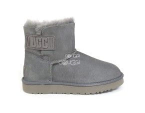 Mini Bailey Logo Strap Suede Gray