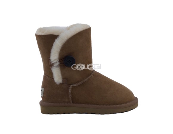 Детские угги с пуговицей Kids Bailey Button Chestnut