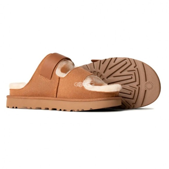 Женские шлепанцы Greenport Strap Slide - Chestnut