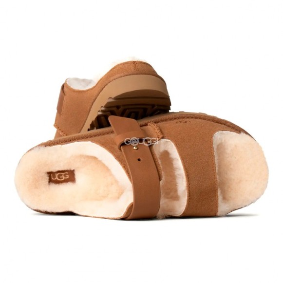 Женские шлепанцы Greenport Strap Slide - Chestnut