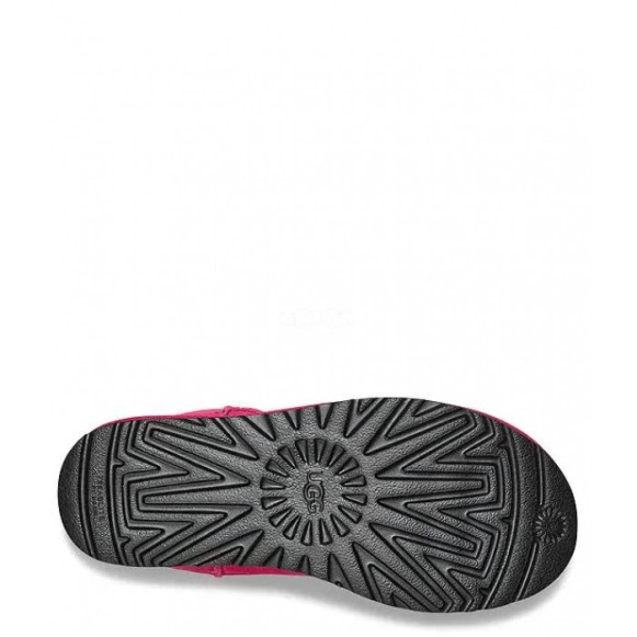 Женские мини угги на платформе UGG Classic Mini Platform Grey Violet