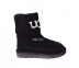 Женские вязаные угги Classic Rib Knit Black