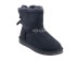 Женские мини угги с бантиками Mini Bailey Bow Grey