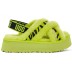 Женские сандалии Disco Cross Slide Animalia - Key Lime