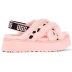 Женские сандалии Disco Cross Slide Animalia - Pink Scallop