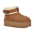 Женские ультра мини угги Ultra Mini Belted Roller - Chestnut