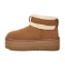 Женские ультра мини угги Ultra Mini Belted Roller - Chestnut