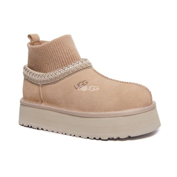 Женские слипоны Tazz Knit Sand