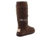 Женские вязаные угги Classic Argyle Knit Chocolate