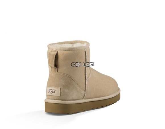 Женские мини угги Classic Mini Sand 2