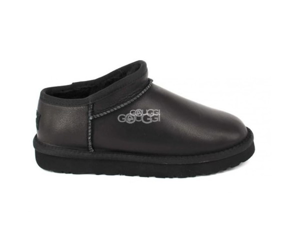 Женские слипоны Tasman Metallic Black