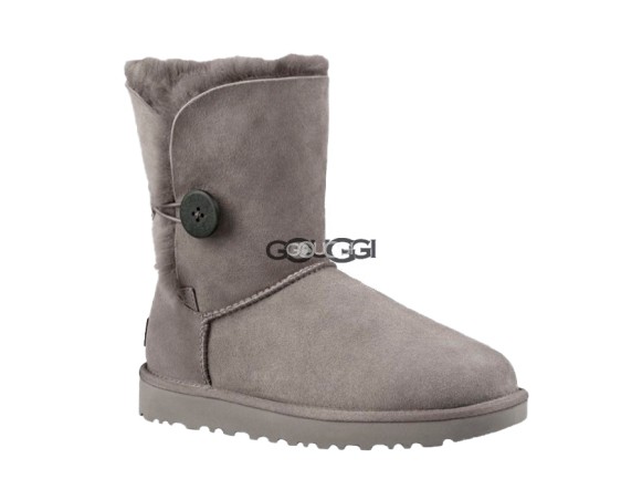 Женские угги с пуговицей Bailey Button Grey II