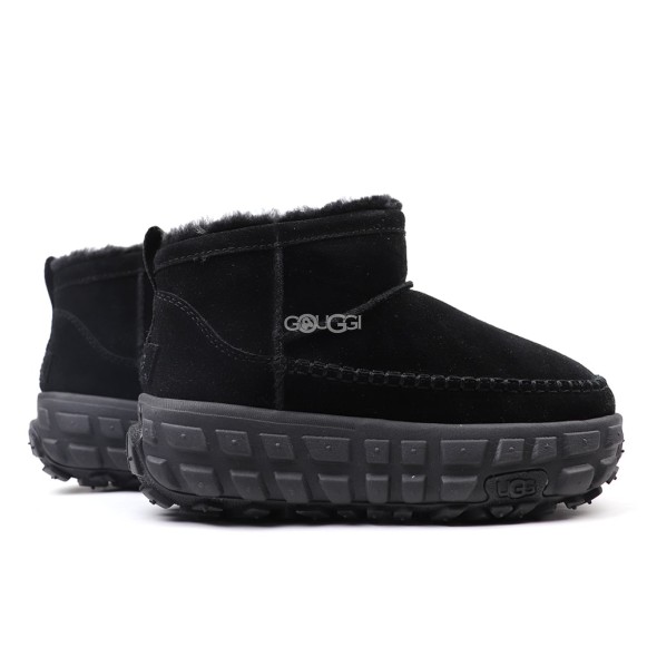 Женские мини угги на платформе Venture Daze Ultra Mini Black