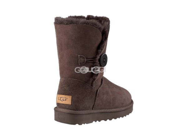 Женские угги с пуговицей Bailey Button Chocolate II