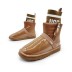 Женские угги на молнии Ugg Clear Bling Bling Chestnut