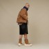 Женские короткие угги с галошами Classic Short Weather Hybrid - Chestnut / Whitecap