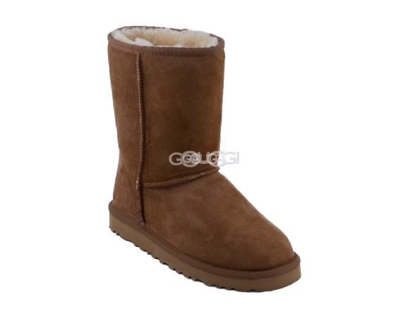 Мужские короткие угги Men Classic Short Chestnut  1