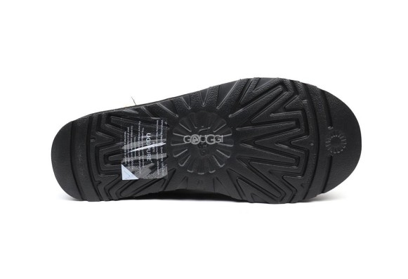 Женские угги на молнии Bailey Zip Mini Black
