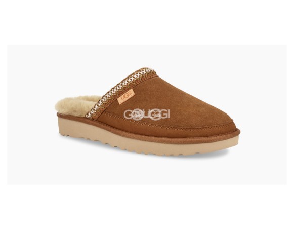 Мужские тапочки Mens Tasman Slip-on - Chestnut